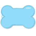 UPSKY Non-Slip, Waterproof Silicone Bone-Shaped Dog & Cat Placemat, Large: 22 x 16-in