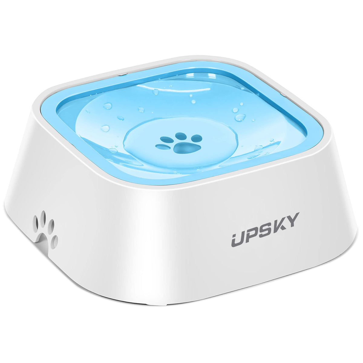 UPSKY No-Spill Pet Water Bowl, Slow Water Feeder, No-Slip Pet Water Dispenser 35oz Feeder Bowl for Dogs and Cats