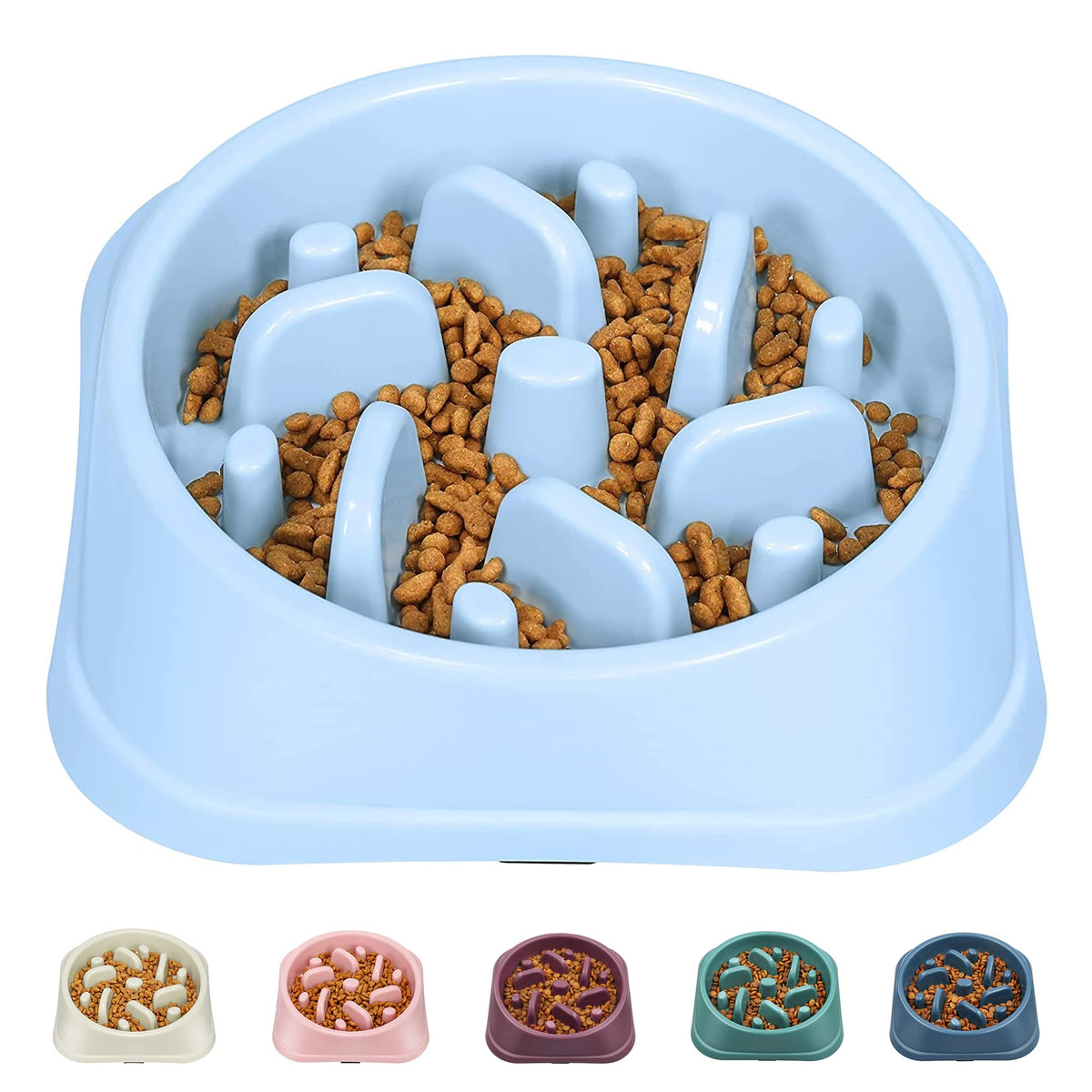 UPSKY Slow Feeder Small Dog Puzzle Bowl Feeder - Anti-Slip, Anti-Bloat, Anti-Choking (12-70 lbs)