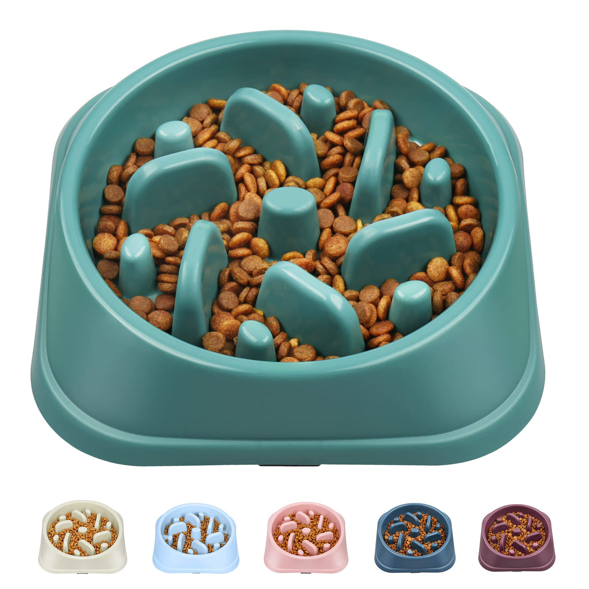 UPSKY Slow Feeder Small Dog Puzzle Bowl Feeder - Anti-Slip, Anti-Bloat, Anti-Choking