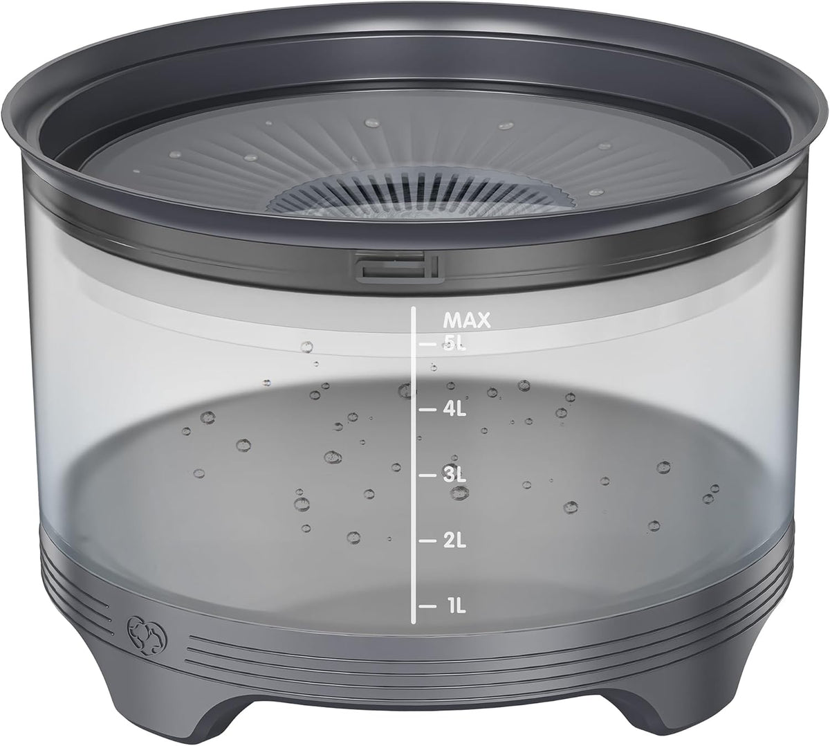 UPSKY 5.5L Dog Water Bowl,186oz Large Capacity, No Spill Anti-Slip Slow Drinking Pet Feeder for Messy Drinkers