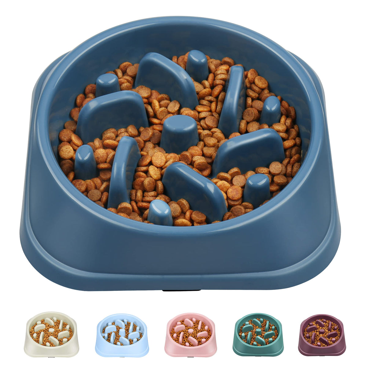 UPSKY Slow Feeder Small Dog Puzzle Bowl Feeder - Anti-Slip, Anti-Bloat, Anti-Choking