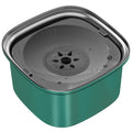 UPSKY 3L Dog Water Bowl 101oz Stainless Steel Dog Bowl No Spill Large Capacity Dog Food Water Bowl Slow Water Feeder, Spill Proof Pet Water Dispenser Vehicle Carried Travel Water Bowl